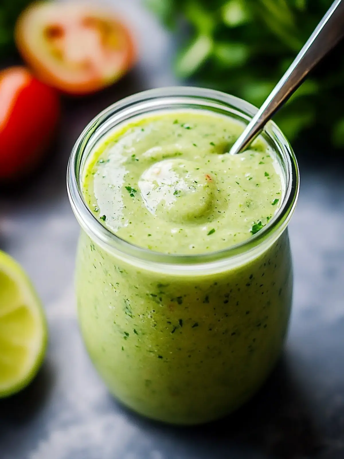 Elevate Your Dishes with Versatile Creamy Tomatillo Dressing